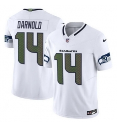 Men Seattle Seahawks 14 Sam Darnold White 2025 F U S E Rivalries Vapor Untouchable Limited Stitched Football Jersey Men Seattle Seahawks 14 Sam Darnold White 2025 F U S E Rivalries Vapor Untouchable Limited Stitched Football Jersey