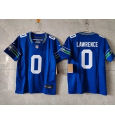 Men Seattle Seahawks  90 Demarcus Lawrence Royal 2026 F U S E Throwback Vapor Limited Stitched Football Jersey