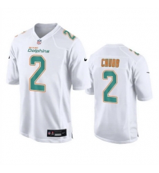 Men Miami Dolphins 2 Bradley Chubb White Fashion Vapor Untouchable Stitched Football Jersey