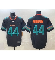 Men Miami Dolphins 44 Chop Robinson Black 2025 F U S E Rivalries Vapor Limited Stitched Football Jersey Men Miami Dolphins 44 Chop Robinson Black 2025 F U S E Rivalries Vapor Limited Stitched Football Jersey