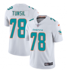 Nike Dolphins #78 Laremy Tunsil White Mens Stitched NFL Vapor Untouchable Limited Jersey