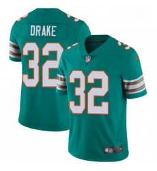 Youth Nike Miami Dolphins 32 Kenyan Drake Aqua Green Alternate Vapor Untouchable Limited Player NFL Jersey