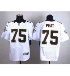 nike nfl jerseys new orleans saints 75 peat white[Elite]