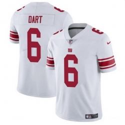 Men New York Giants 6 Jaxson Dart White 2025 Draft Vapor Untouchable Limited Stitched Jersey Men New York Giants 6 Jaxson Dart White 2025 Draft Vapor Untouchable Limited Stitched Jersey