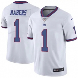 Youth New York Giants #1 Malik Nabers Nike Color Rush Nike Stitched Jersey