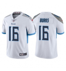 Men Tennessee Titans 16 Treylon Burks White Vapor Untouchable Stitched jersey