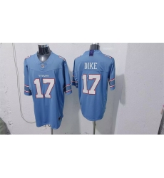 Men Tennessee Titans 17 Chimere Dike Light Blue 2026 F U S E Vapor Limited Stitched Football Jersey Men Tennessee Titans 17 Chimere Dike Light Blue 2026 F U S E Vapor Limited Stitched Football Jersey