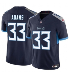 Youth Tennessee Titans 33 Jamal Adams Navy 2024 F U S E  Vapor Limited Stitched Football Jersey