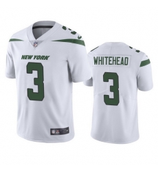 Men's New York Jets #3 Jordan Whitehead White Vapor Untouchable Limited Stitched Jersey