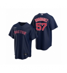 Men Boston Red Sox #57 Eduardo Rodriguez Nike Navy Replica Alternate Jersey