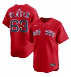 Men Boston Red Sox Nike Home Limited Jersey Red Slaten Justin 63 Men Boston Red Sox Nike Home Limited Jersey Red Slaten Justin 63