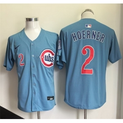 Men Chicago Cubs  2 Alex Bregman Blue 2026 2nd Alternate Limited Stitched Baseball Jersey