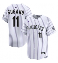 Men Colorado Rockies Nike White Alternate Limited Jersey Sugano Tomoyuki 11 Men Colorado Rockies Nike White Alternate Limited Jersey Sugano Tomoyuki 11