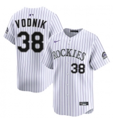 Men Colorado Rockies Nike White Alternate Limited Jersey Vodnik Victor 38