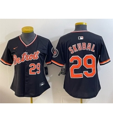 Youth Detroit Tigers  29 Tarik Skubal Black 2026 Alternate Vapor Premier Limited Stitched Baseball Jersey