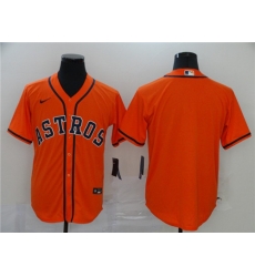 Astros Blank Orange 2020 Nike Cool Base Jersey