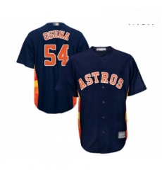 Mens Houston Astros 54 Roberto Osuna Replica Navy Blue Alternate Cool Base Baseball Jersey 