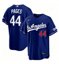 Men Los Angeles Dodgers 44 Andy Pages Blue 2026 Gold Collection Stadium Stitched Baseball Jersey Men Los Angeles Dodgers 44 Andy Pages Blue 2026 Gold Collection Stadium Stitched Baseball Jersey