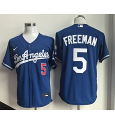 Men Los Angeles Dodgers 5 Freddie Freeman Royal 2026 Gold Collection Stadium Stitched Baseball Jersey Men Los Angeles Dodgers 5 Freddie Freeman Royal 2026 Gold Collection Stadium Stitched Baseball Jersey