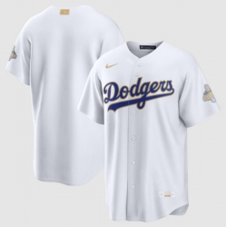 Men Los Angeles Dodgers Nike White 2026 Gold Collection Stadium Jersey