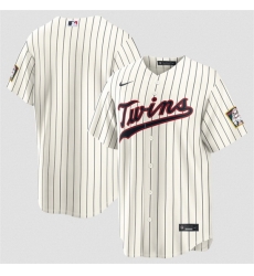 Men Minnesota Twins Blank Cream 2026 Field of Dreams Stadium Stitched Baseball Jersey