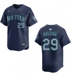 Youth Seattle Mariners  29 Cal Raleigh Navy  Limited Stitched Jersey