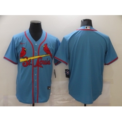 Men St. Louis Cardinals Nike Blue Blank Jersey II