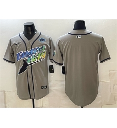 Men Tampa Bay Rays Blank Gray 2026 AL East Champions Patch Vapor Limited Stitched Baseball Jersey Men Tampa Bay Rays Blank Gray 2026 AL East Champions Patch Vapor Limited Stitched Baseball Jersey