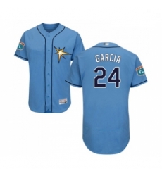 Mens Tampa Bay Rays 24 Avisail Garcia Columbia Alternate Flex Base Authentic Collection Baseball Jersey