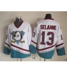 NHL Anaheim Ducks #13 Selanne white jerseys restore ancient ways