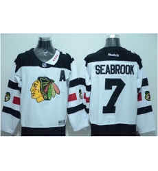 Blackhawks #7 Brent Seabrook White 2016 Stadium Series Stitched NHL Jersey