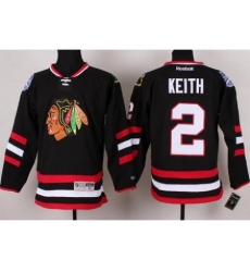 Chicago Blackhawks 2 Duncan Keith Black 2014 Stadium Series NHL Jersey