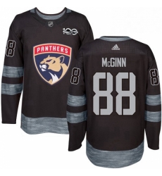 Mens Adidas Florida Panthers 88 Jamie McGinn Premier Black 1917 2017 100th Anniversary NHL Jersey 