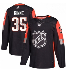 Mens Adidas Nashville Predators 35 Pekka Rinne Authentic Black 2018 All Star Central Division NHL Jersey 