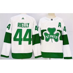 Men Toronto Maple Leafs 44 Morgan Rielly White St Patricks Authentic Jersey