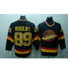 Vancouver Canucks 89 Mogilny Black Jerseys