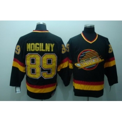 Vancouver Canucks 89 Mogilny Black Jerseys