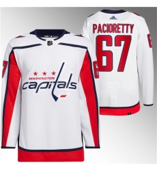 Men Washington Capitals 67 Max Pacioretty White Stitched Jersey