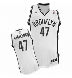 Revolution 30 Nets 47 Andrei Kirilenko White Home Stitched NBA Jersey 