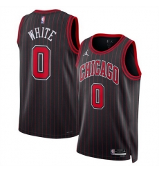 Men Chicago Bulls 0 Coby White White 202 25 City Edition Stitched Basketball Jersey Men Chicago Bulls 0 Coby White White 202 25 City Edition Stitched Basketball Jersey
