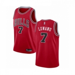 Womens Chicago Bulls 7 Timothe Luwawu Authentic Red Basketball Jersey Icon Edition 
