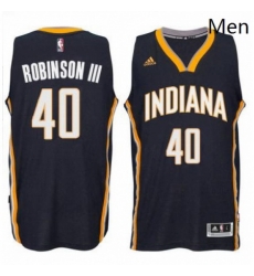 Mens Indiana Pacers 40 Glenn Robinson III adidas Navy Player Swingman Road Jersey 