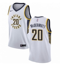 Mens Nike Indiana Pacers 20 Doug McDermott Swingman White NBA Jersey Association Edition 