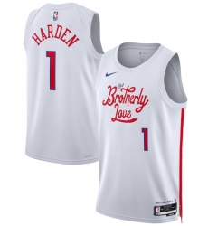 Men Los Angeles Clippers Keaton Wagler #1 Jersey White II