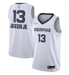 Grizzlies 13 Jaren Jackson Jr  White Basketball Swingman Association Edition Jersey