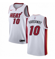 Womens Nike Miami Heat 10 Tim Hardaway Authentic NBA Jersey Association Edition