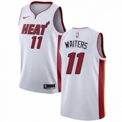 Womens Nike Miami Heat 11 Dion Waiters Swingman NBA Jersey Association Edition