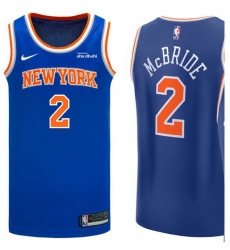 Men New Yok Knicks 2 Miles McBride Blue Home With Sponsor Logo Stitched Basketball Jersey Men New Yok Knicks 2 Miles McBride Blue Home With Sponsor Logo Stitched Basketball Jersey