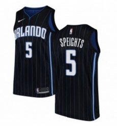 Youth Nike Orlando Magic 5 Marreese Speights Swingman Black Alternate NBA Jersey Statement Edition 