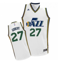 Mens Adidas Utah Jazz 27 Rudy Gobert Swingman White Home NBA Jersey